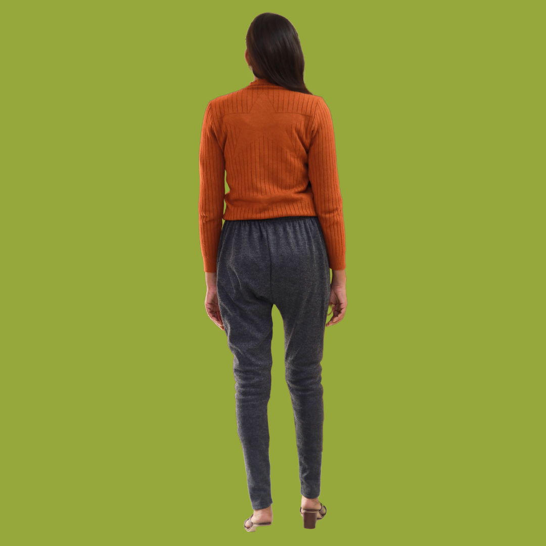 KURTIVERSE Plus Size Woolen Leggings, Winter Thermal Legging, 30-40 Inch Waist, Stretchable