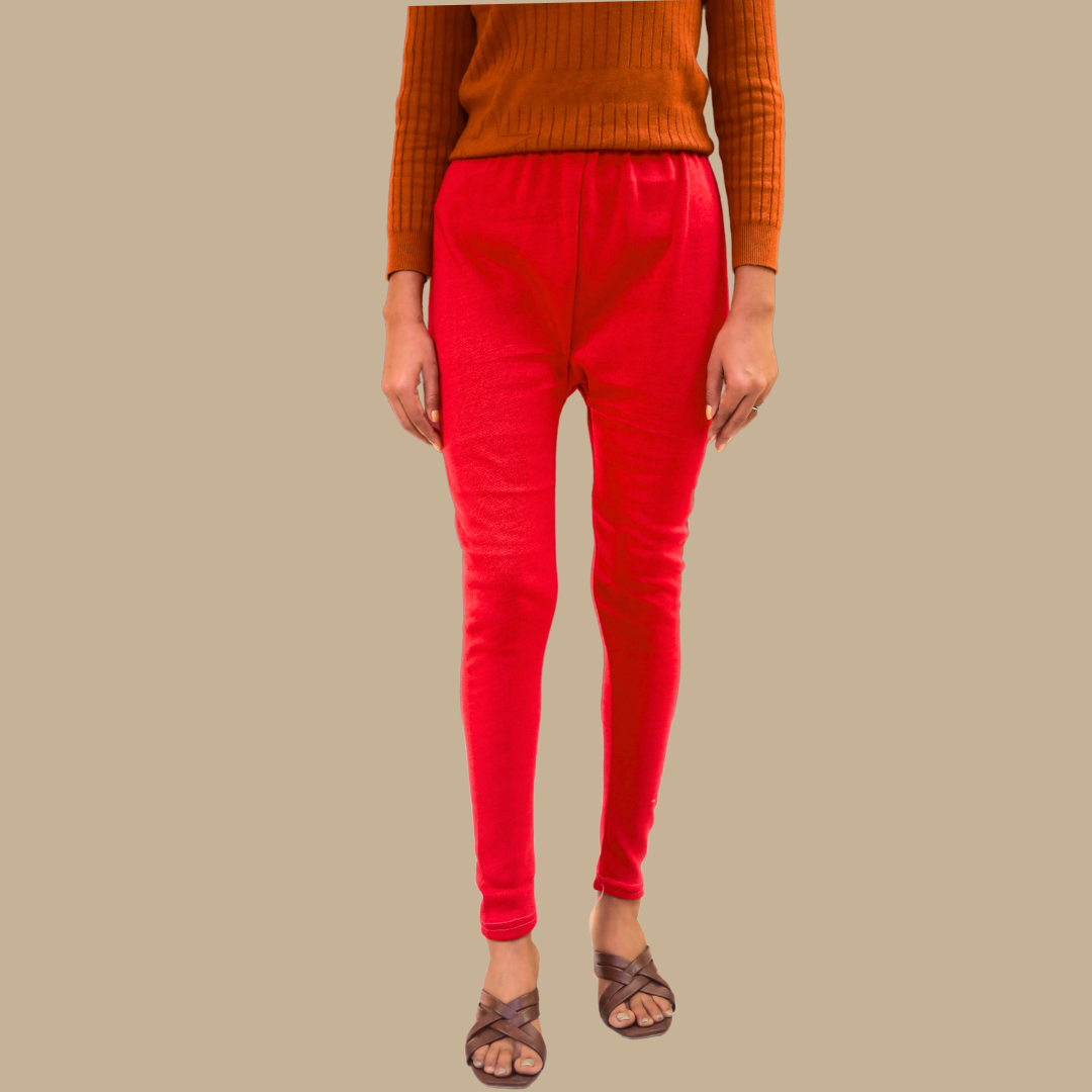KURTIVERSE Woolen Leggings for Women Winter Thermal Waist Size : 24 to 32 Inch Stretchable.