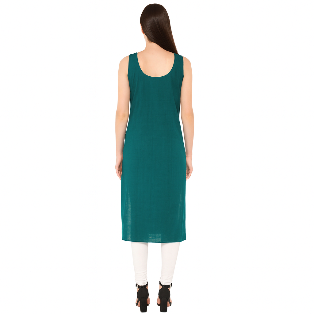KURTIVERSE Full Slip for Women Cotton Long Inner Wear