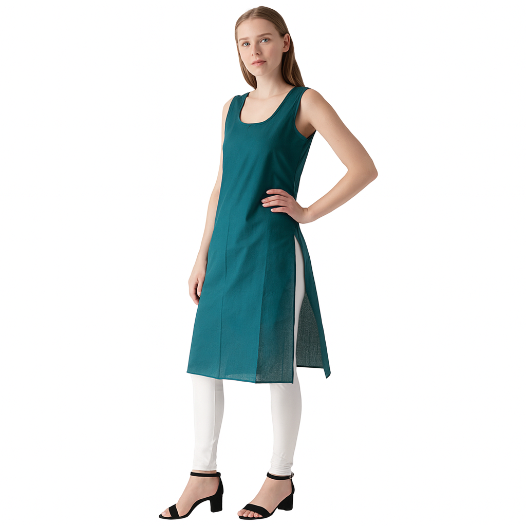 KURTIVERSE Full Slip for Women Cotton Long Inner Wear