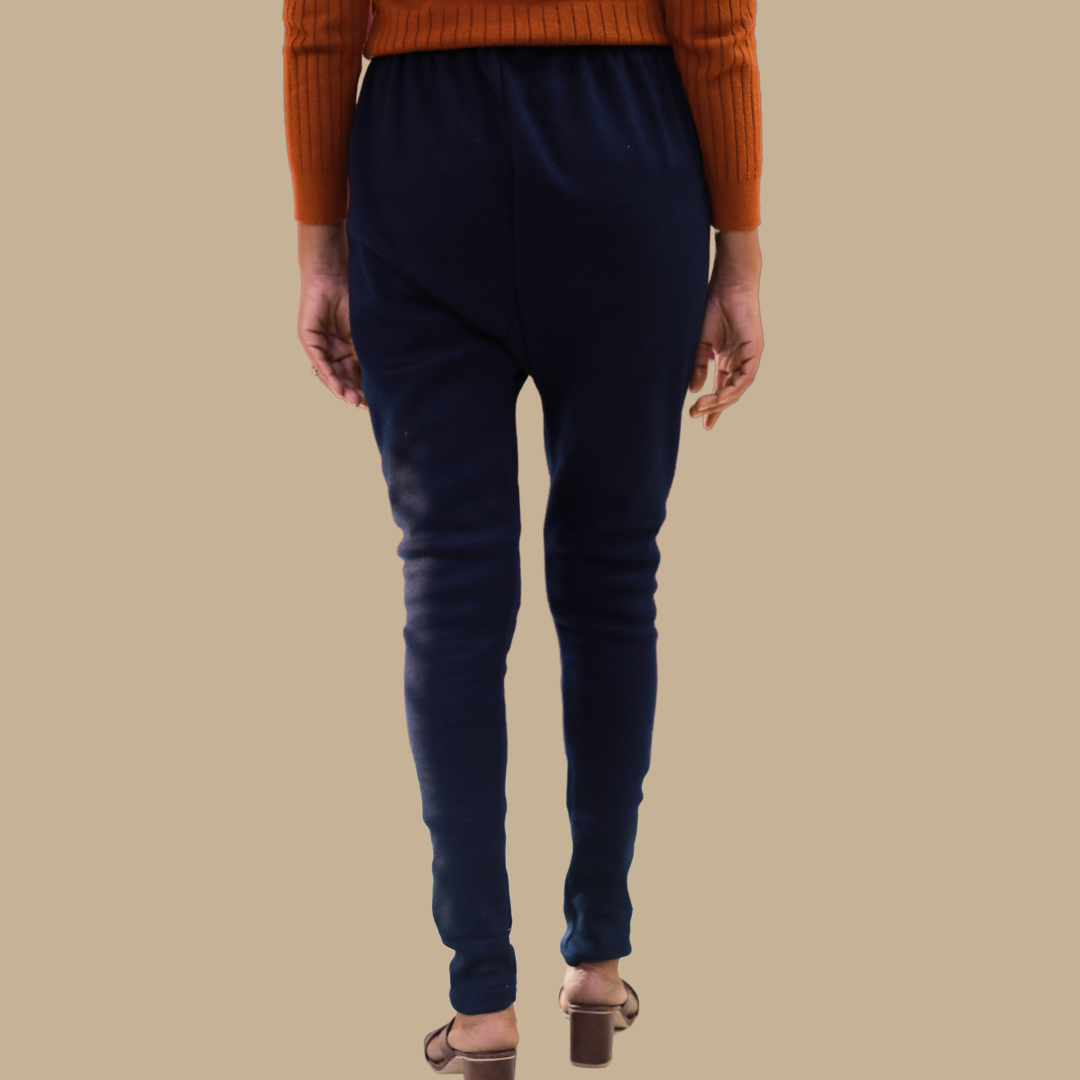 KURTIVERSE Woolen Leggings for Women Winter Thermal Waist Size : 24 to 32 Inch Stretchable.