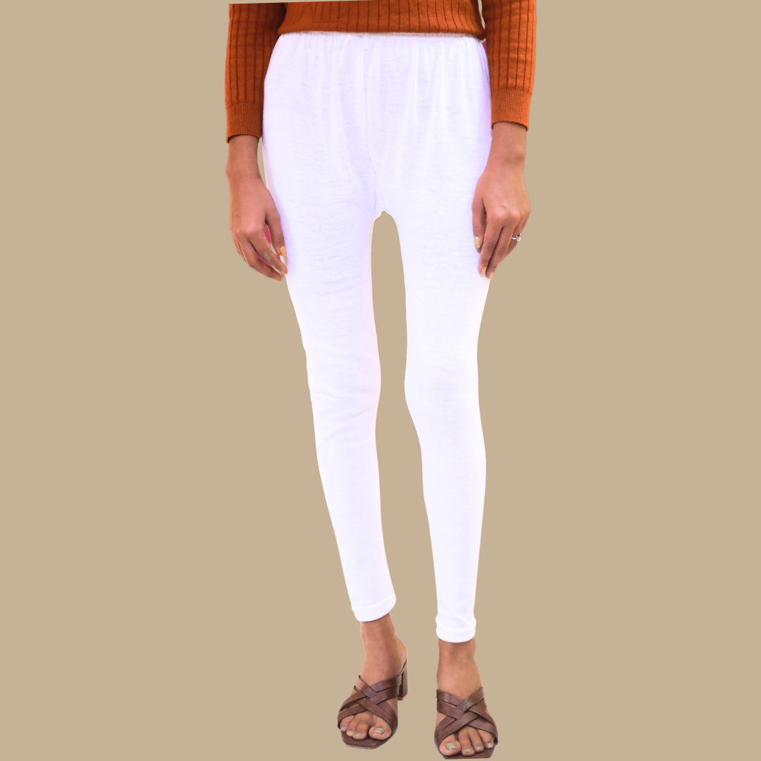 KURTIVERSE Woolen Leggings for Women Winter Thermal Waist Size : 24 to 32 Inch Stretchable.