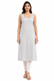 KURTIVERSE Women’s Poly Cotton Plus Size Inner Slip | Full Length 41 Inch | Sizes 4XL–7XL