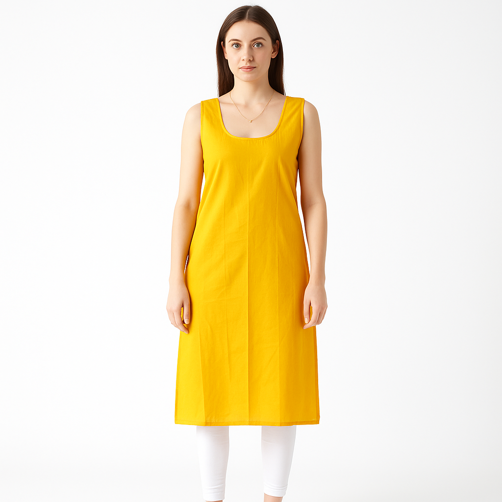 KURTIVERSE Full Slip for Women Cotton Long Inner Wear