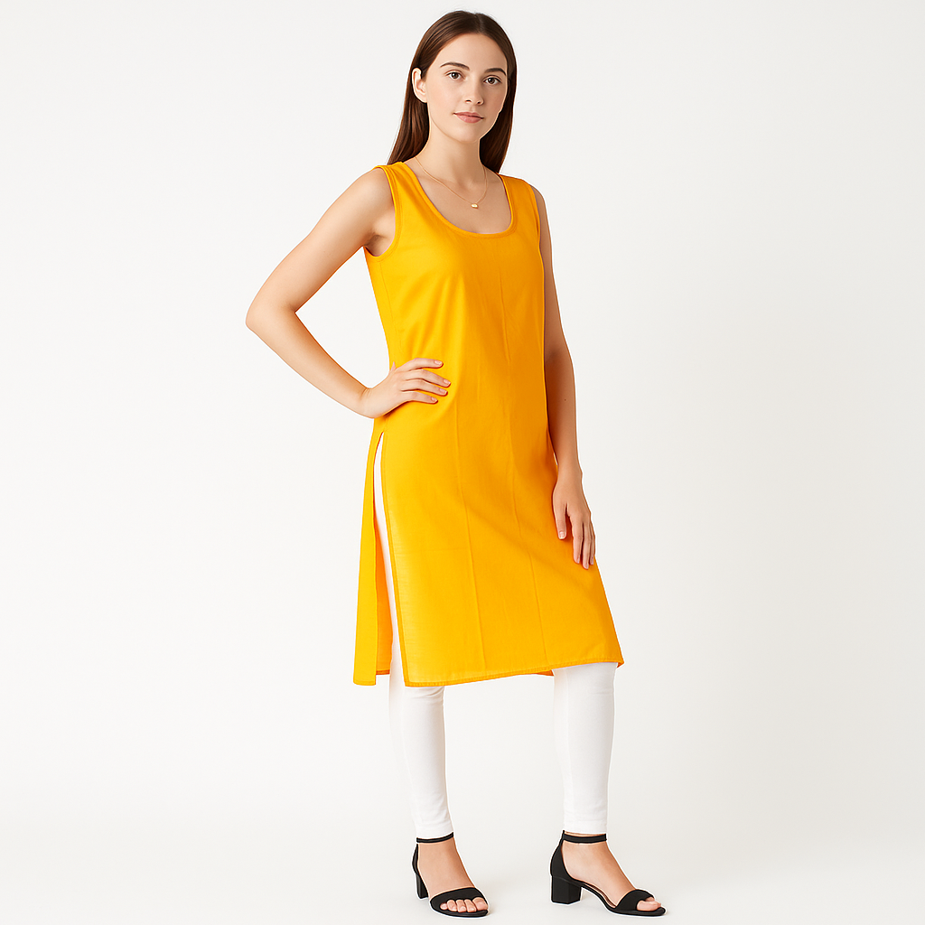 KURTIVERSE Full Slip for Women Cotton Long Inner Wear