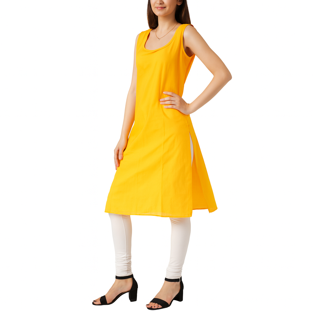 KURTIVERSE Full Slip for Women Cotton Long Inner Wear