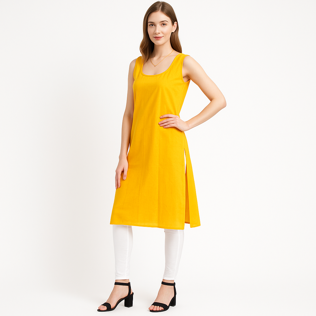 KURTIVERSE Full Slip for Women Cotton Long Inner Wear