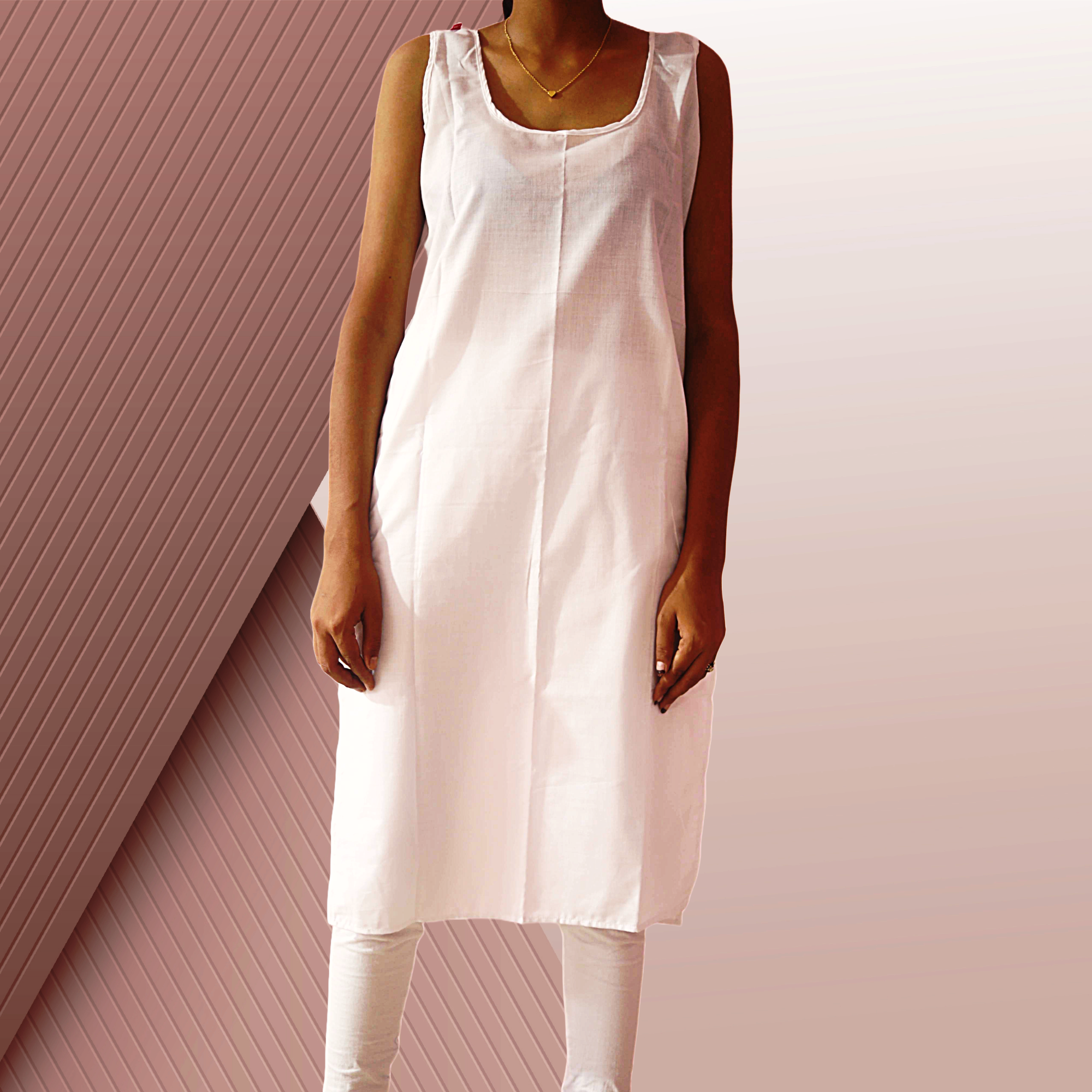 Women's Cotton Long Under Slip