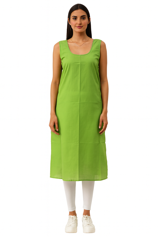 KURTIVERSE Full Slip for Women Cotton Long Inner Wear