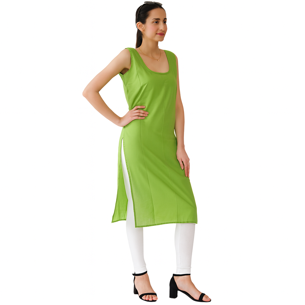 KURTIVERSE Full Slip for Women Cotton Long Inner Wear