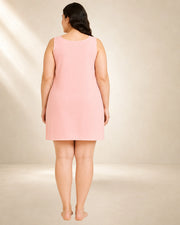 Kurtiverse Peach Plus Size Poly Cotton Inner Slip for Women 28 Inch