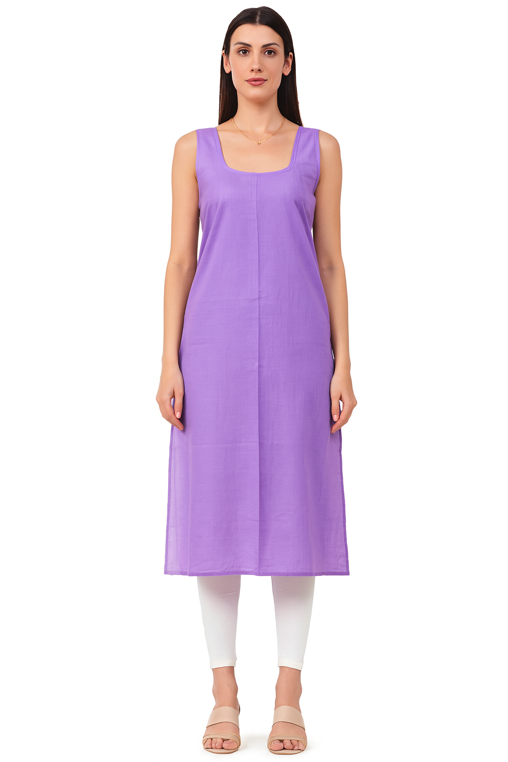KURTIVERSE Full Slip for Women Cotton Long Inner Wear