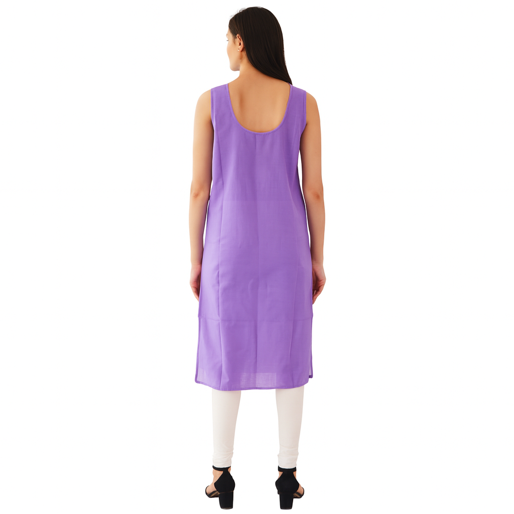 KURTIVERSE Full Slip for Women Cotton Long Inner Wear