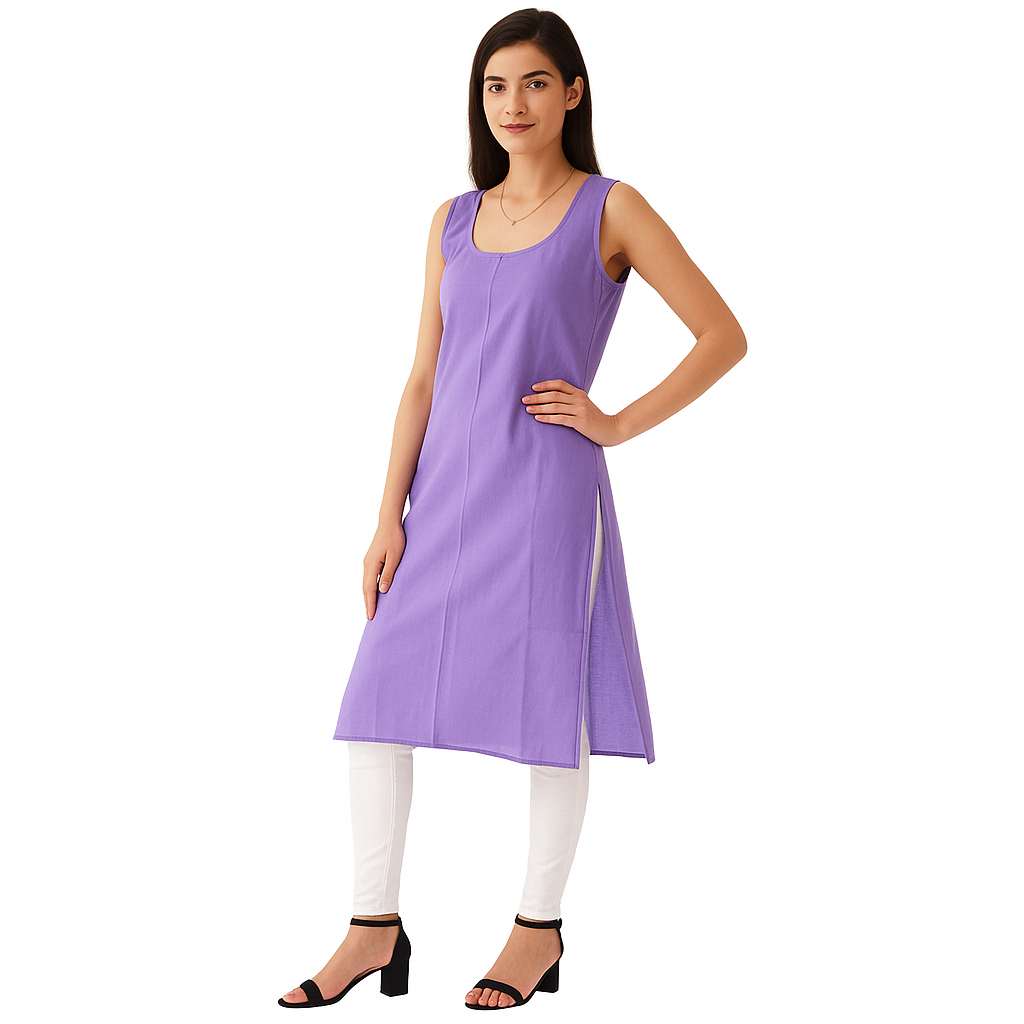 KURTIVERSE Full Slip for Women Cotton Long Inner Wear