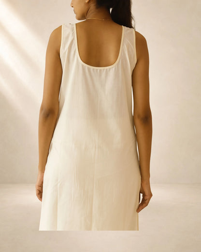 Women’s Cream 41-Inch Long Inner Slip – S–3XL
