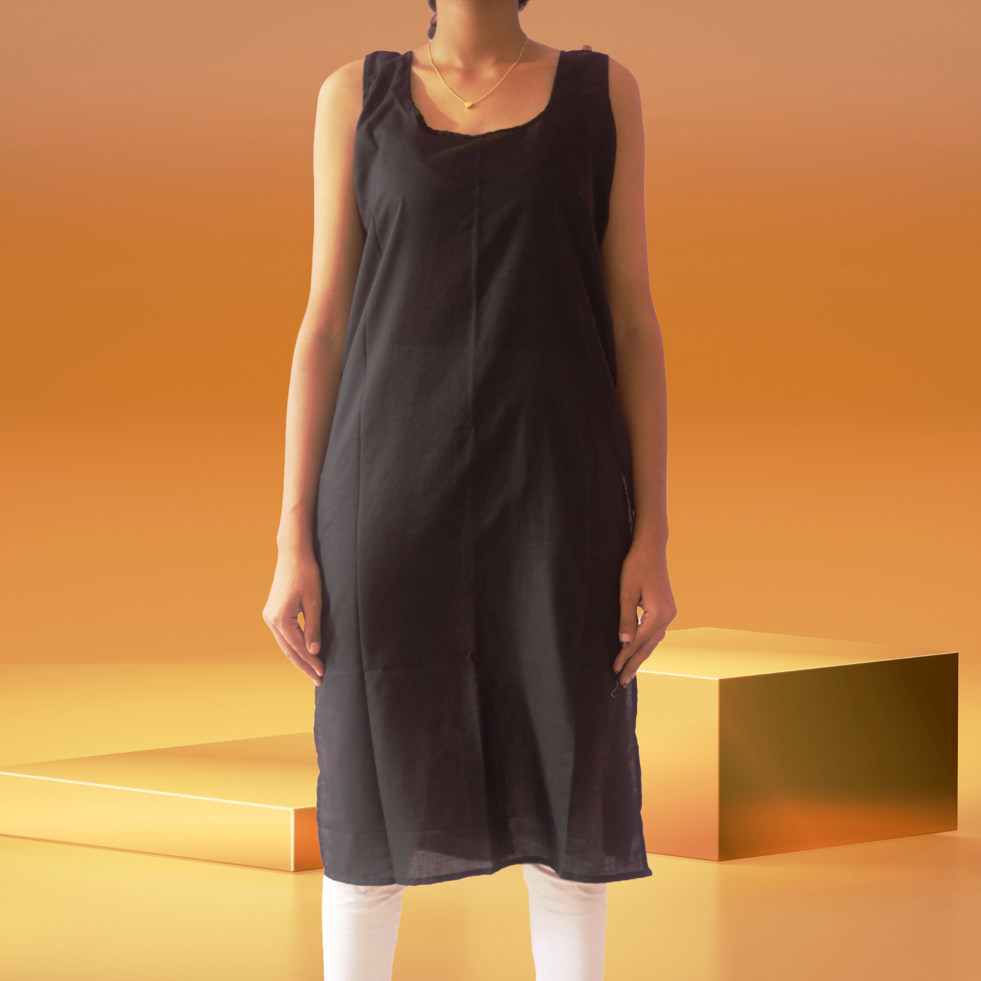 Women's Cotton Long Under Slip