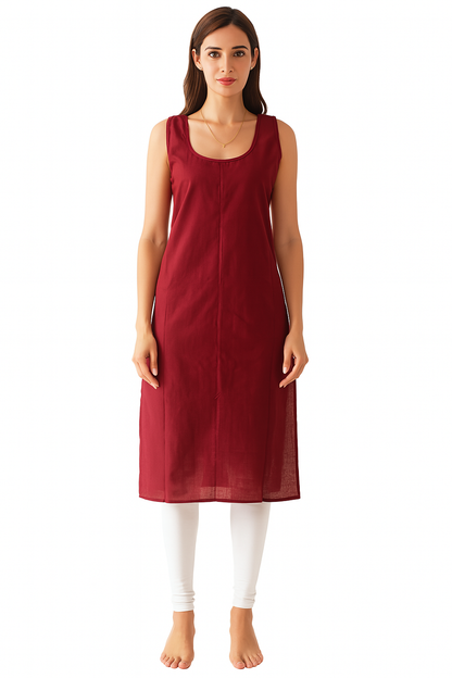 Women’s Poly-Cotton Long Inner Slip – 41 Inch