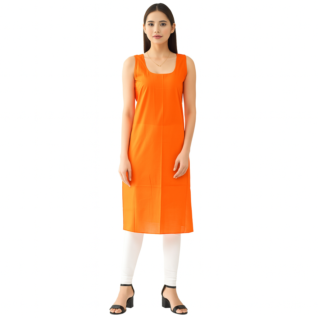 KURTIVERSE Full Slip for Women Cotton Long Inner Wear