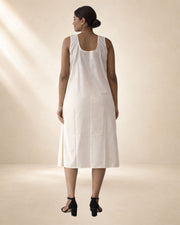 KURTIVERSE Women’s Poly Cotton Full-Length Inner Slip Cream Color | 41 Inch | Sizes 4XL–7XL