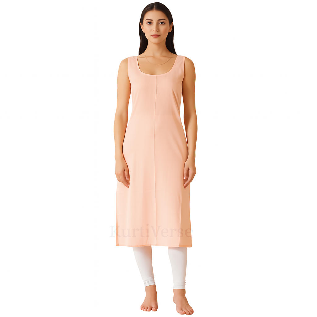 KURTIVERSE Full Slip for Women Cotton Long Inner Wear