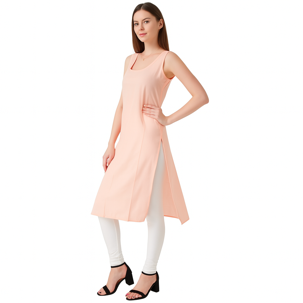 KURTIVERSE Full Slip for Women Cotton Long Inner Wear