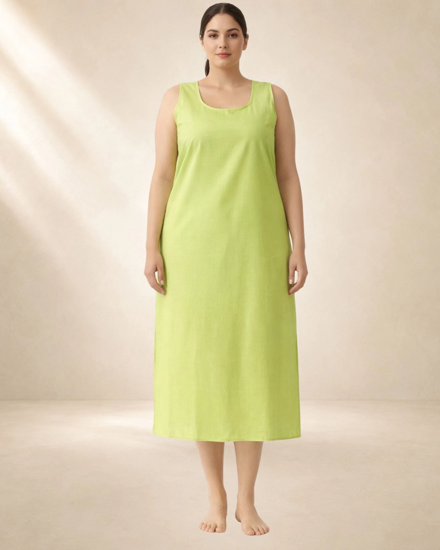 KURTIVERSE Women’s Poly Cotton Inner Slip | 41 Inch Full-Length | Sizes S–3XL