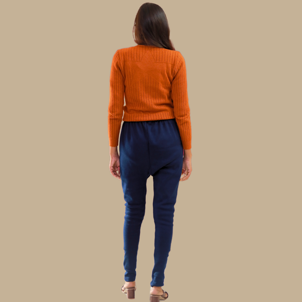 KURTIVERSE Woolen Leggings for Women Winter Thermal Waist Size : 24 to 32 Inch Stretchable.