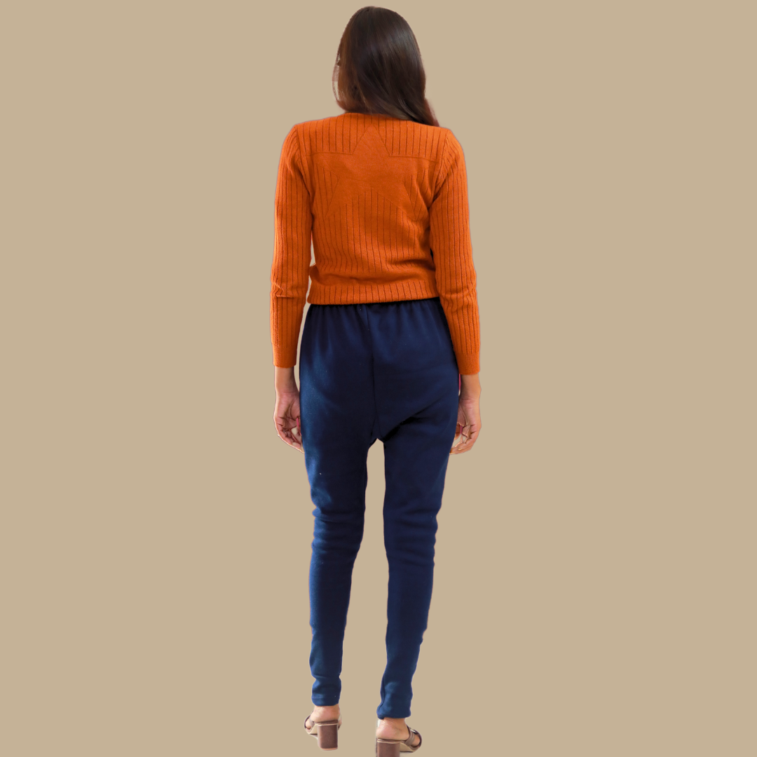 KURTIVERSE Woolen Leggings for Women Winter Thermal Waist Size : 24 to 32 Inch Stretchable.