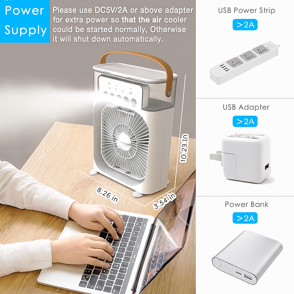 KURTIVERSE Mini Cooler AC for Kitchen