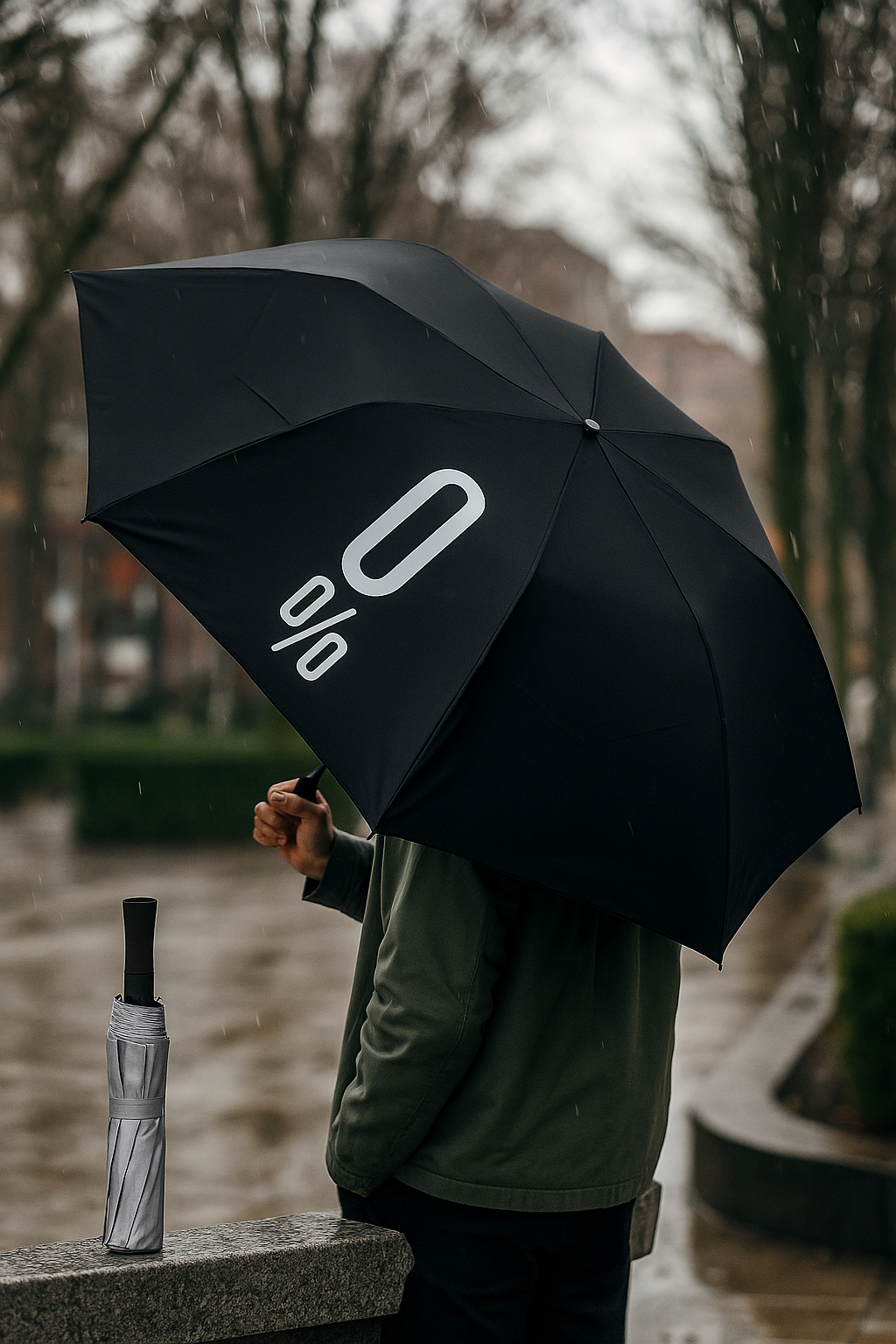 Travel Bottle Umbrella, Windproof, UV Protection, Portable Sun and Rain Protection for Men and Women