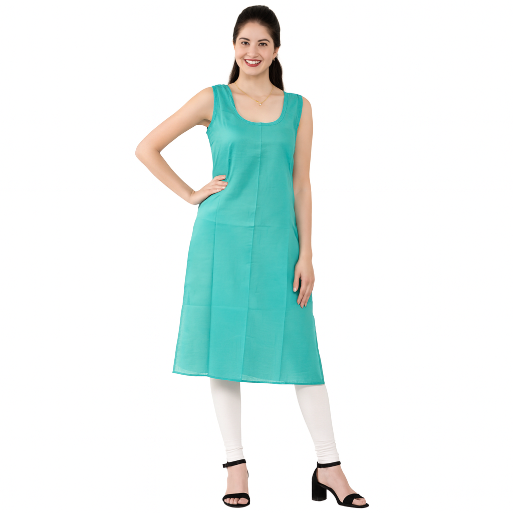 KURTIVERSE Full Slip for Women Cotton Long Inner Wear