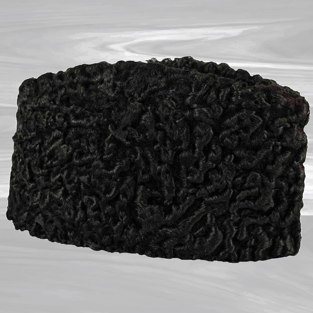 Black Karakul Cap for Men Rampuri Karakuli Topi KurtiVerse