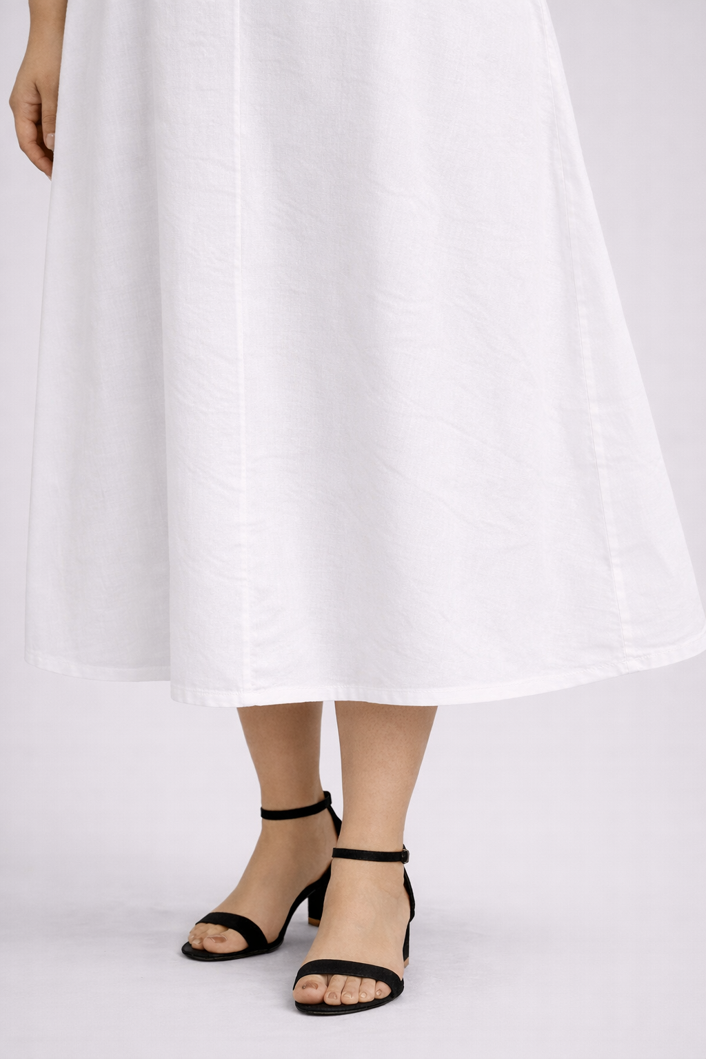 KURTIVERSE Women Poly Cotton Anarkali A-Line Inner Slip, 43 Inch Long 4xl to 7xl
