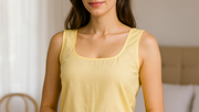 KurtiVerse Women’s Cotton Half Slip, 28-Inch Short Inner Slip with 9-Inch Side Slit