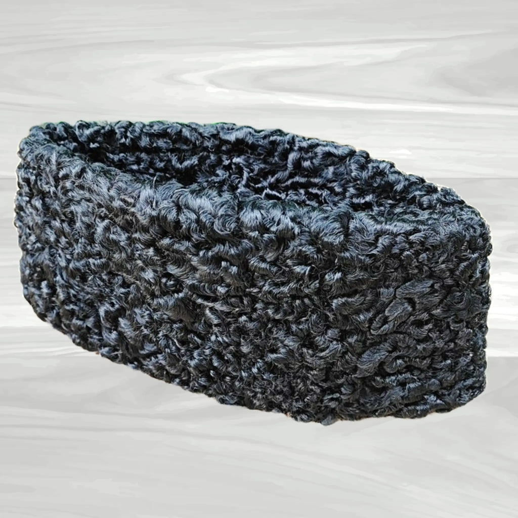 Black Karakul Cap for Men Rampuri Karakuli Topi KurtiVerse