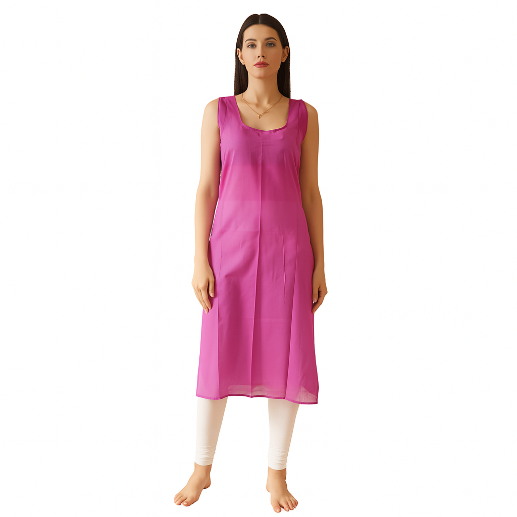 KURTIVERSE Full Slip for Women Cotton Long Inner Wear