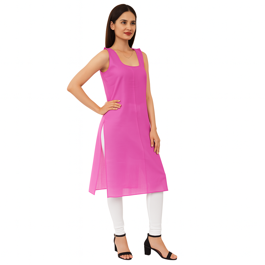 KURTIVERSE Full Slip for Women Cotton Long Inner Wear
