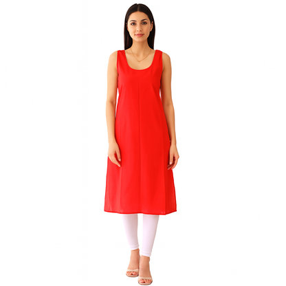 Women’s Poly-Cotton Long Inner Slip – 41 Inch