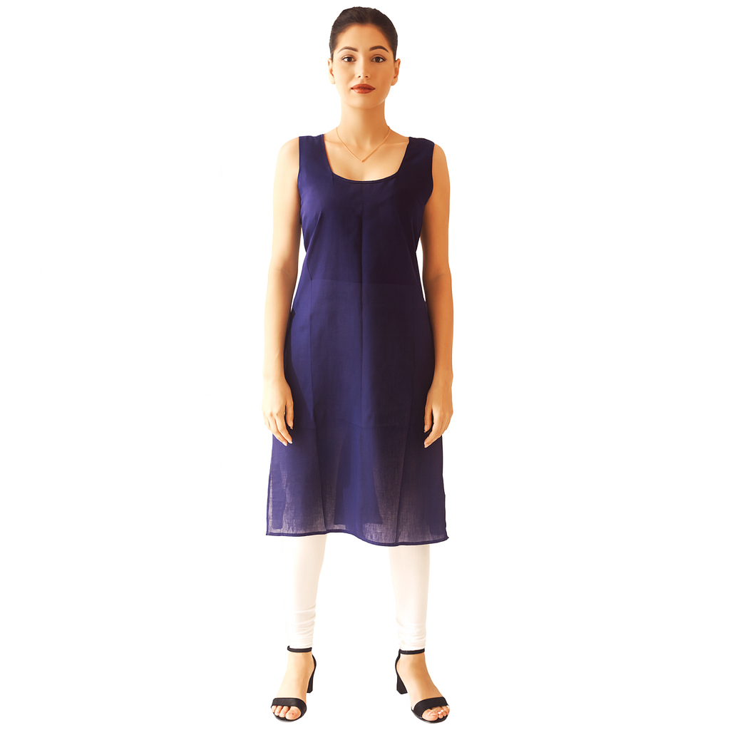 Women’s Poly-Cotton Long Inner Slip – 41 Inch