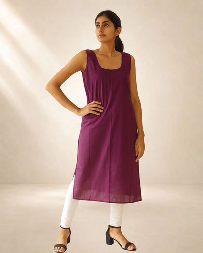 Women’s Wine 41-Inch Long Inner Slip – S–3XL