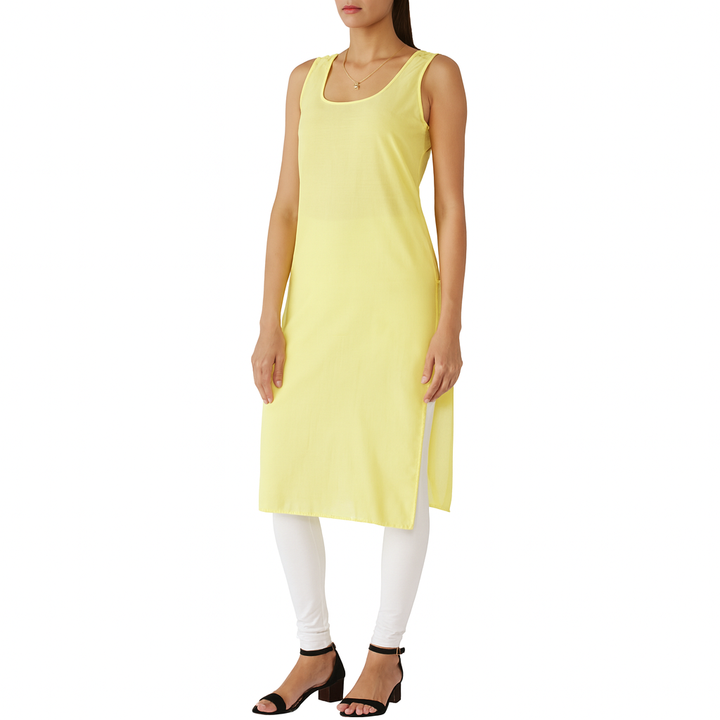 KURTIVERSE Full Slip for Women Cotton Long Inner Wear