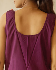 KURTIVERSE Women’s Poly Cotton Full-Length Inner Slip  Wine Color | 41 Inch | Sizes S–3XL