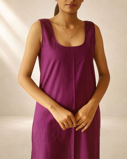 Women’s Wine 41-Inch Long Inner Slip – S–3XL