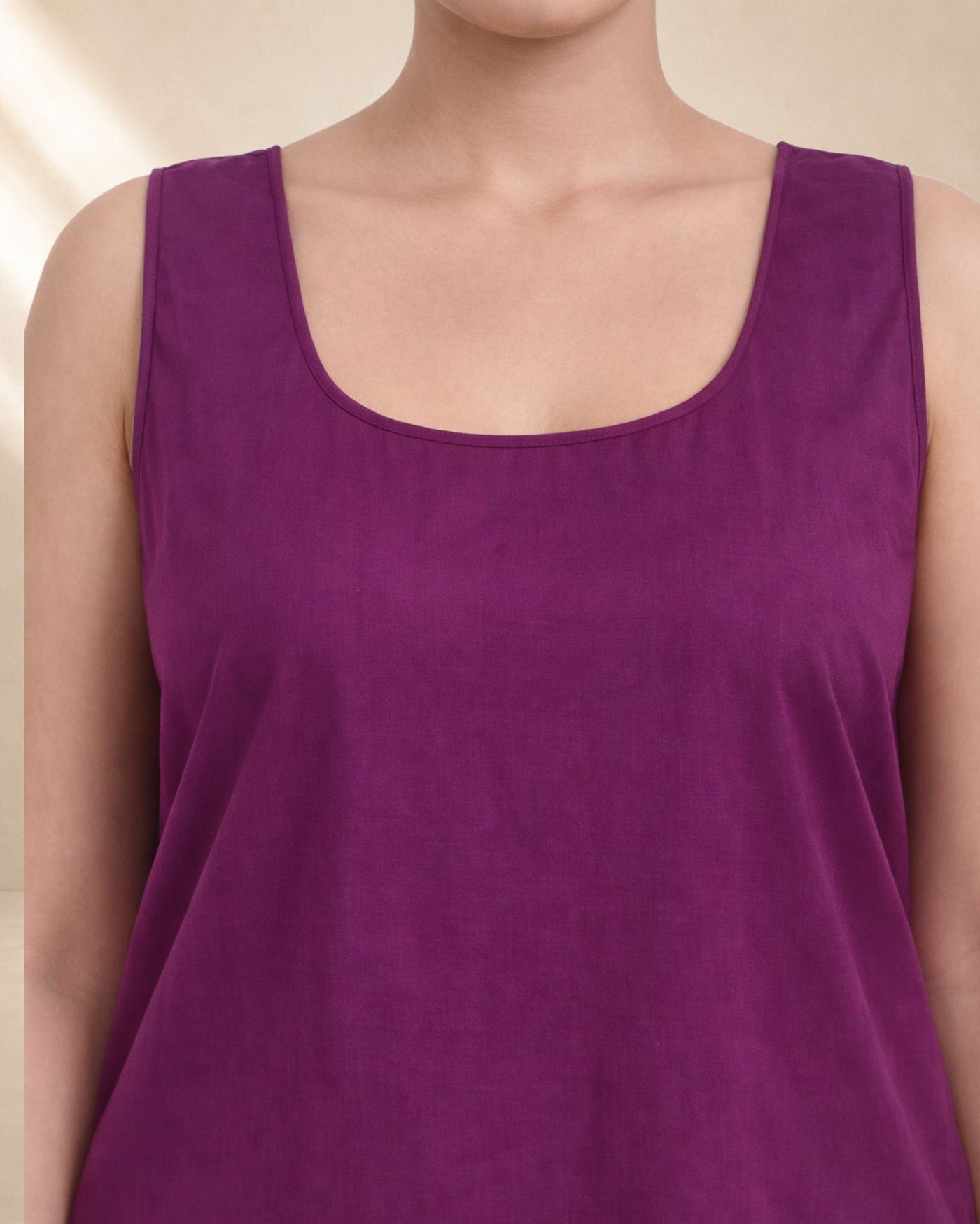 KURTIVERSE Women’s Poly Cotton Full-Length Inner Slip Wine Color | 41 Inch | Sizes 4XL–7XL