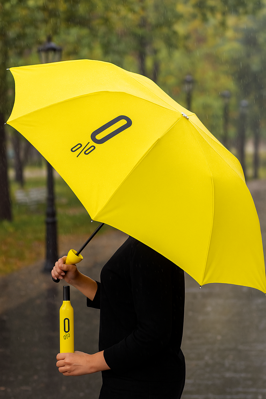 Travel Bottle Umbrella, Windproof, UV Protection, Portable Sun and Rain Protection for Men and Women