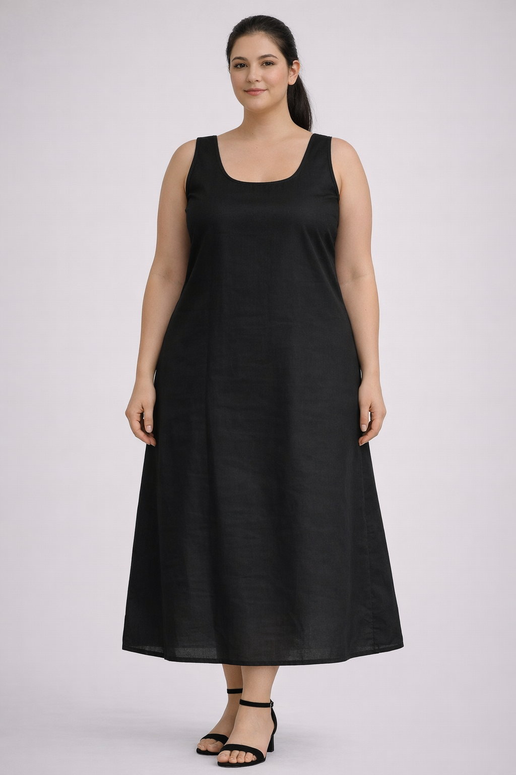 KURTIVERSE Women Poly Cotton Anarkali A-Line Inner Slip, 43 Inch Long 4xl to 7xl