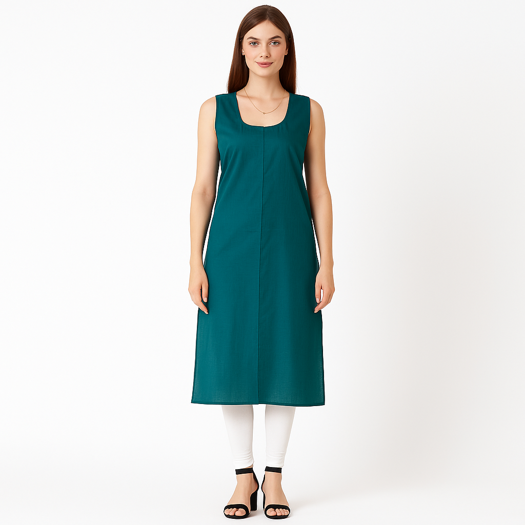 KURTIVERSE Full Slip for Women Cotton Long Inner Wear