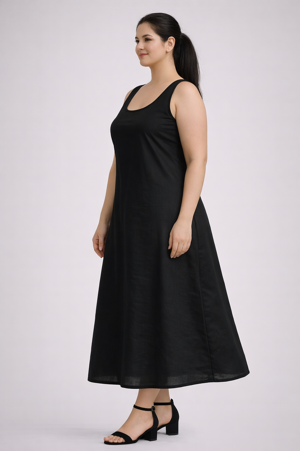 KURTIVERSE Women Poly Cotton Anarkali A-Line Inner Slip, 43 Inch Long 4xl to 7xl