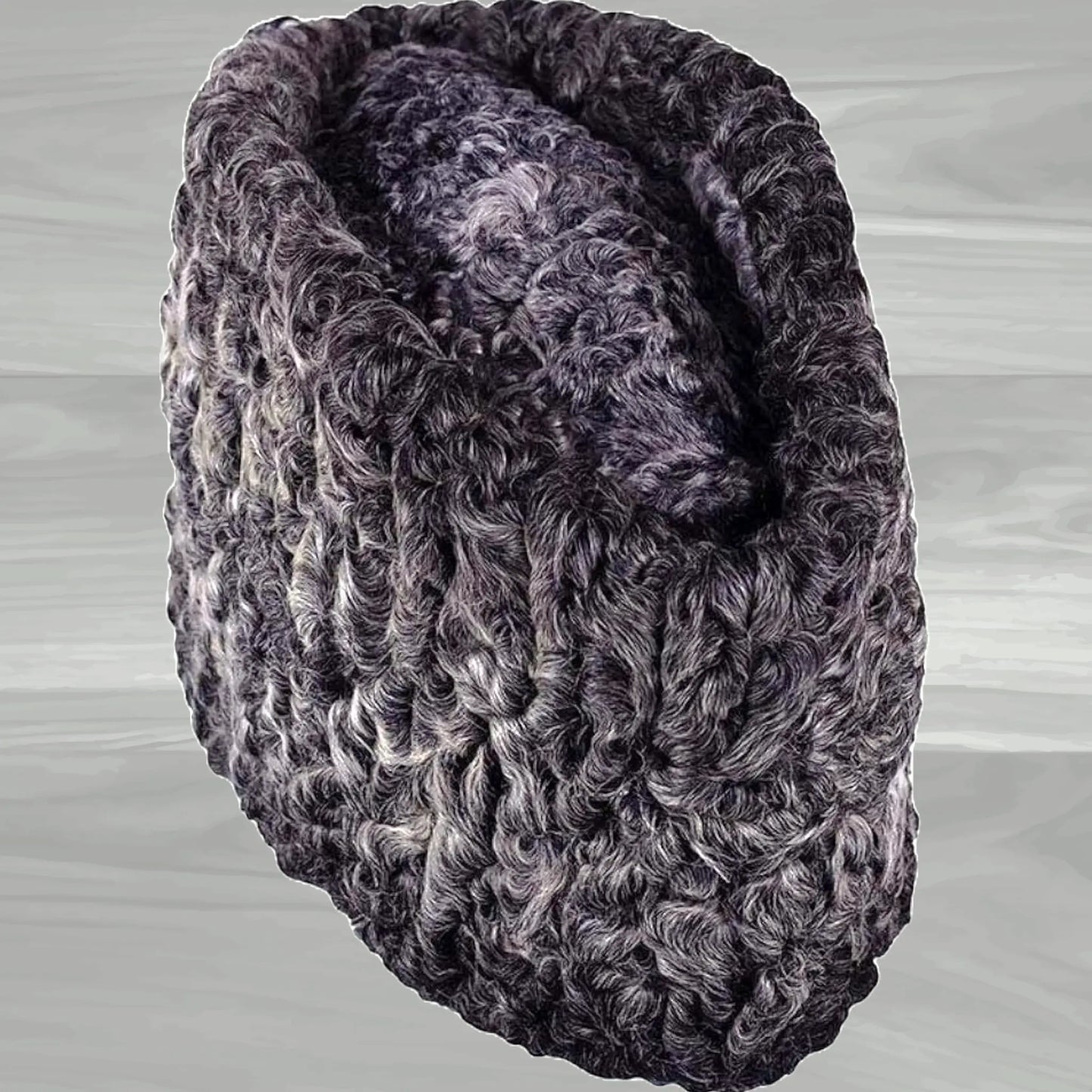 Grey Color Rampuri Topi for Men Karakul Cap Karakuli Hat Size S,M, L, XL KurtiVerse