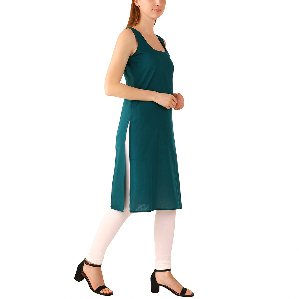 KURTIVERSE Full Slip for Women Cotton Long Inner Wear